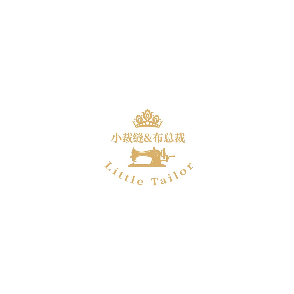 优雅缝纫与裁剪品牌logo设计