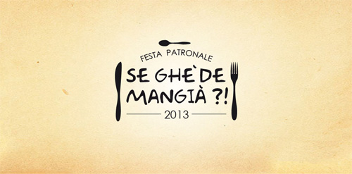 Festa Patronale 2013 Logo Design