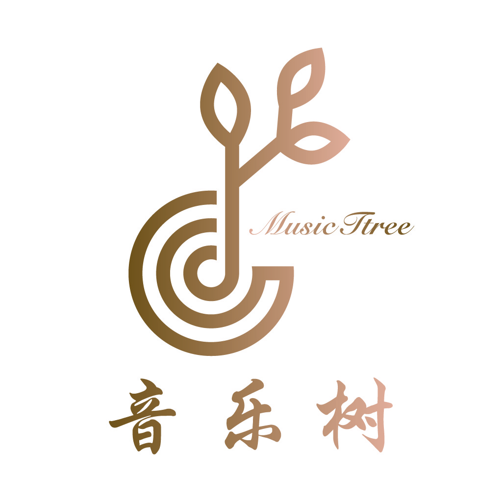 音乐树Logo设计:音乐与自然的和谐结合