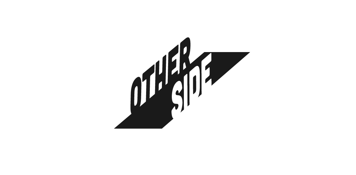 极简风格'OTHER SIDE'字体logo设计