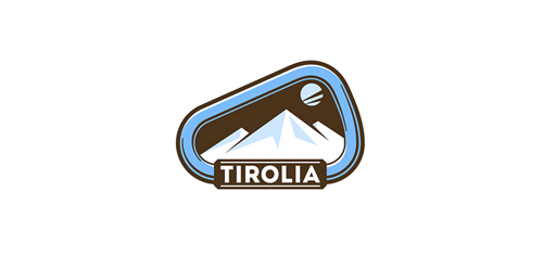Tirolia logo设计:简约山峰标志