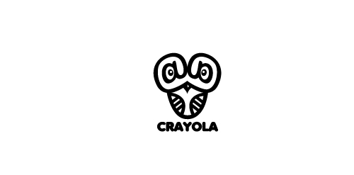 创意简约风格的Crayola logo设计