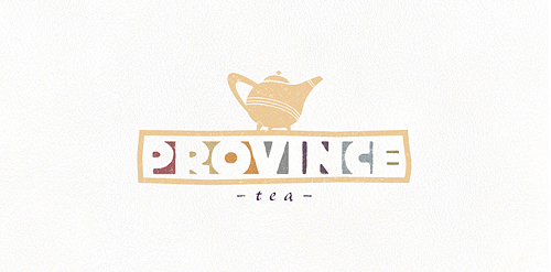 简约茶具logo设计
