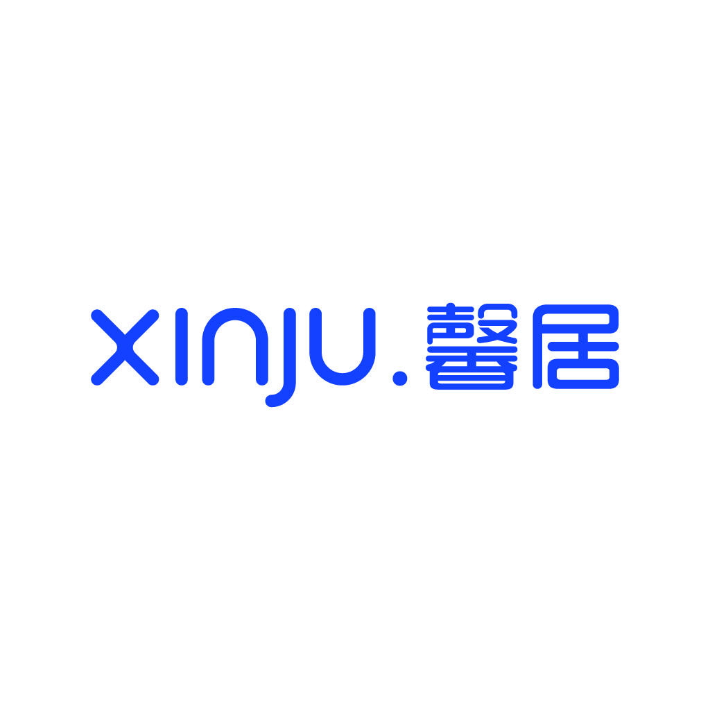 现代简约风格的XINJUJU logo设计