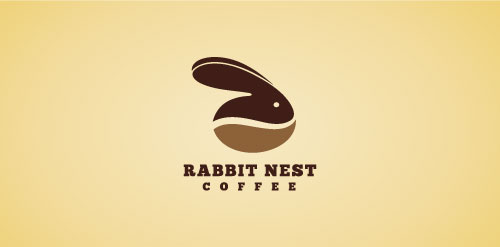 Rabbit Nest Coffee Logo Design