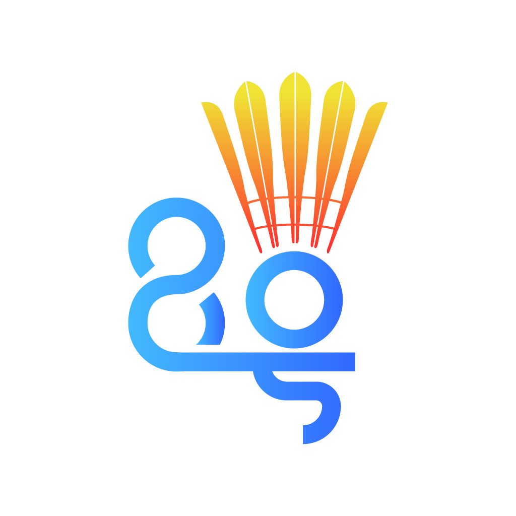现代简约风数字2020年庆logo设计
