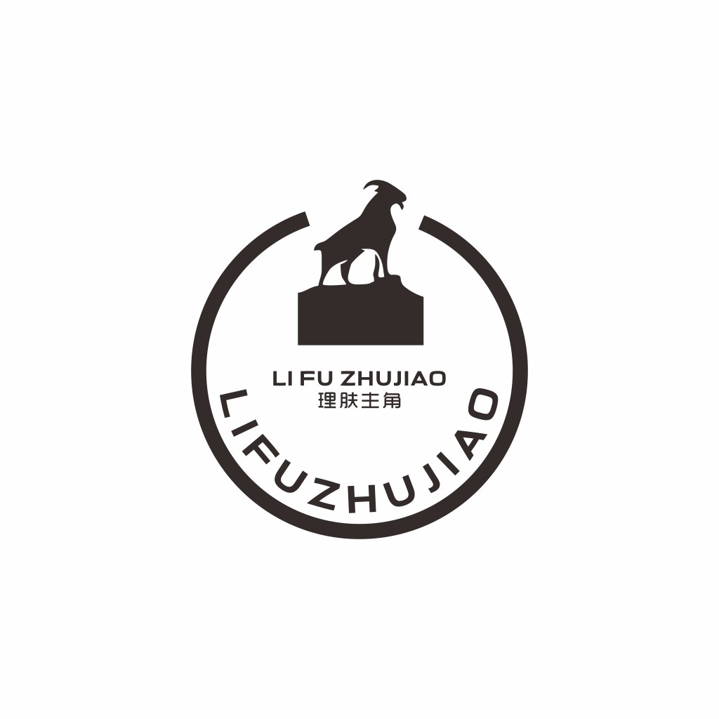 简约风格狗头logo设计