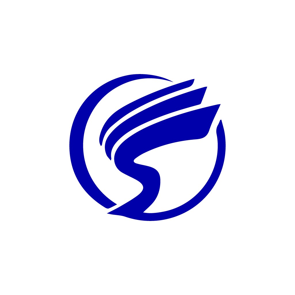简洁现代风S字母logo设计