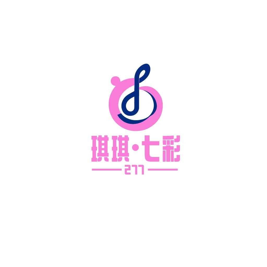 音乐元素与现代简约风格的logo设计
