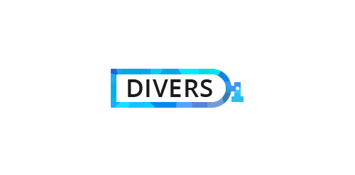 现代简约风格的DIVERS logo设计