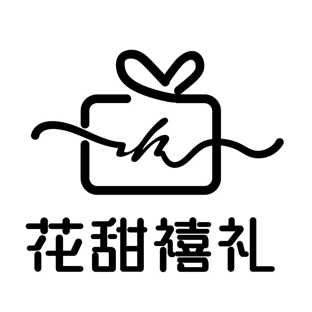简约礼物盒logo设计