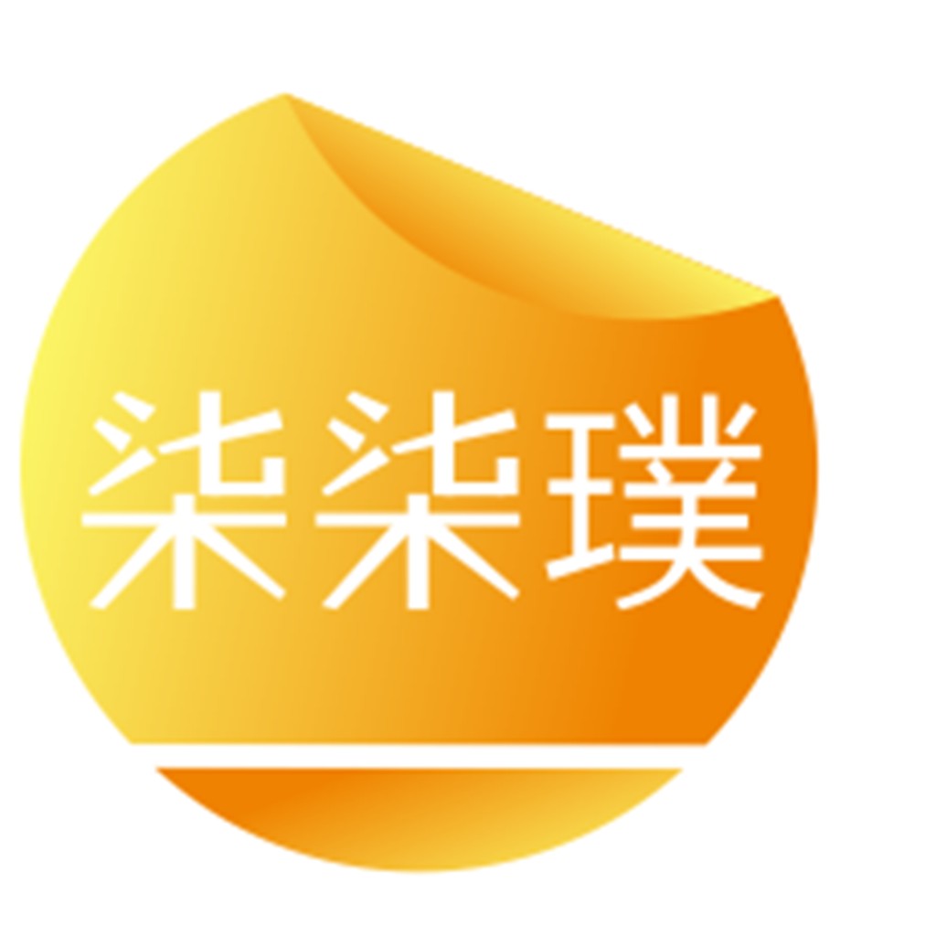 简洁橙色渐变圆角logo设计