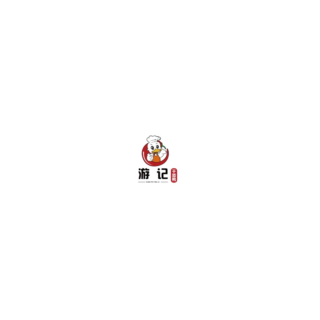 可爱卡通厨师形象logo设计