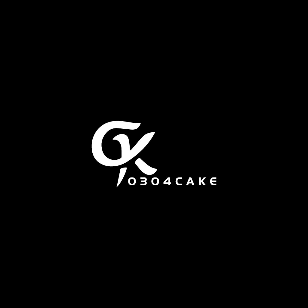 简约现代风格的'GK'字母logo设计