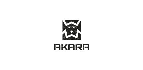 简约抽象风格的Akara Logo设计