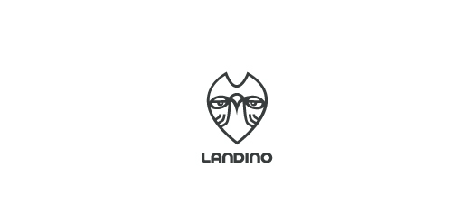陆地之心logo设计
