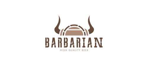 Barbarian Beer Logo Design