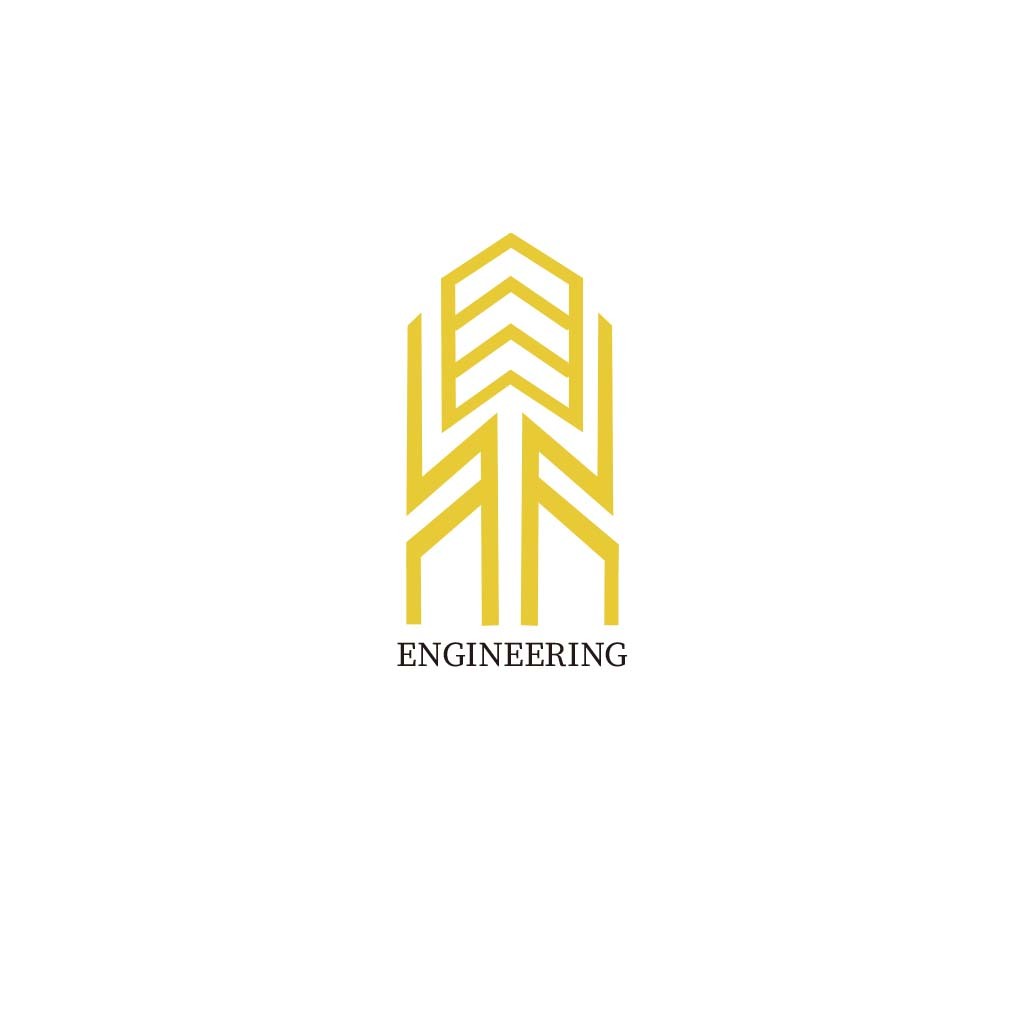 现代简约建筑风格工程logo设计