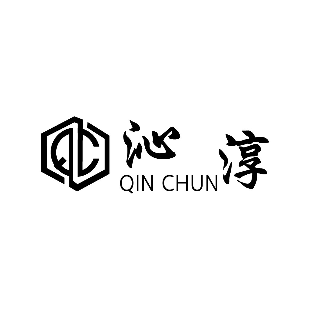 QIN CHUN logo设计:简洁现代的中英文结合