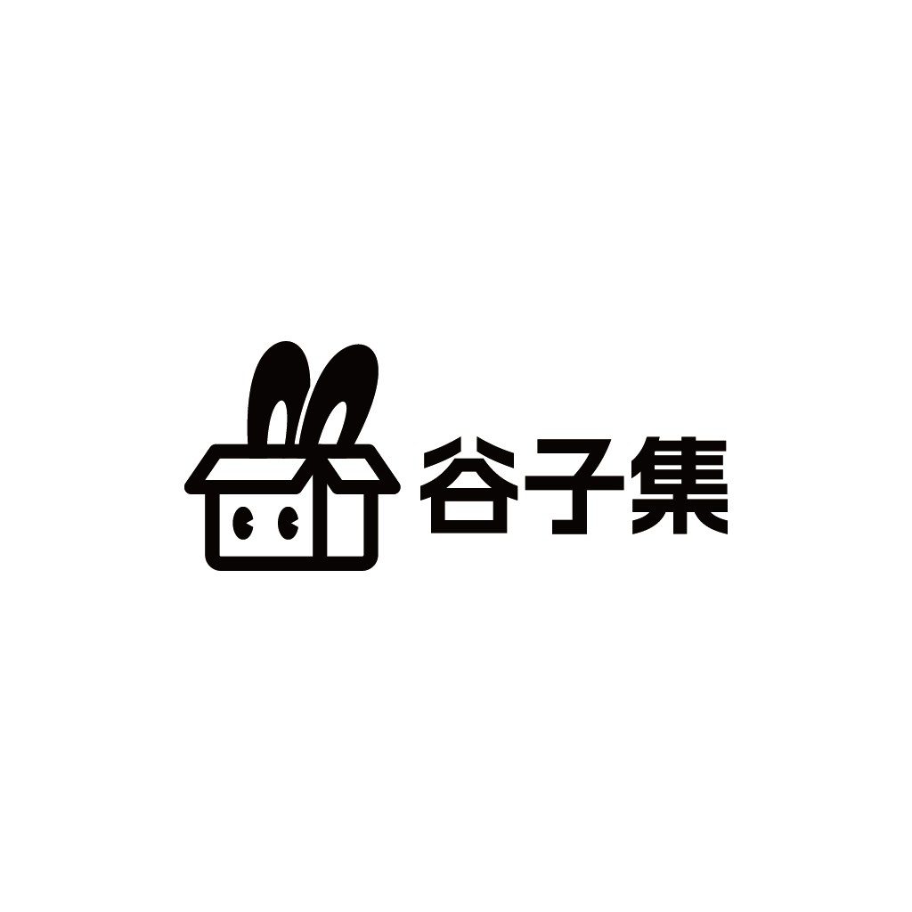 简约兔子头像与房子结合的logo设计