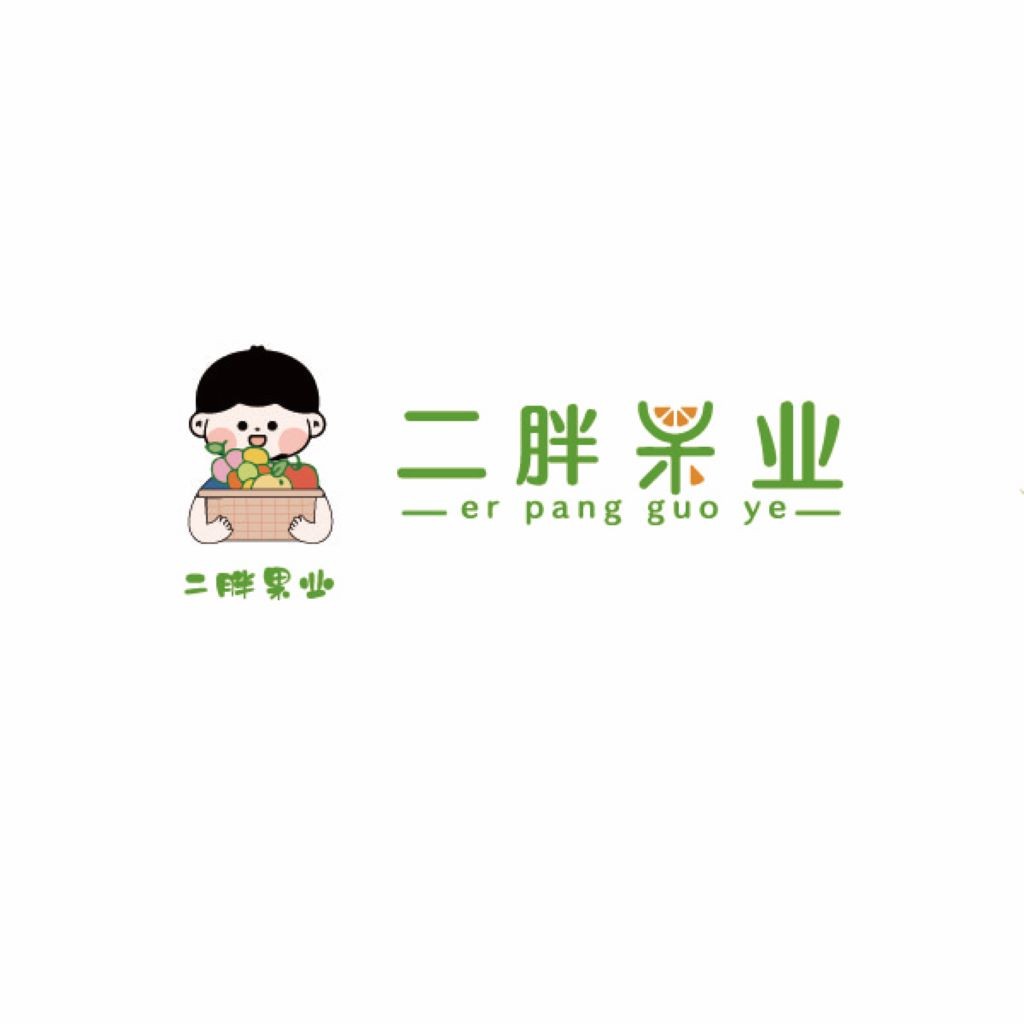 二胖果业logo设计