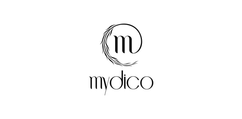 简约优雅的Mydico品牌logo设计