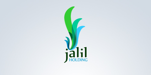 Jalil Holding Logo设计：现代绿色品牌标识