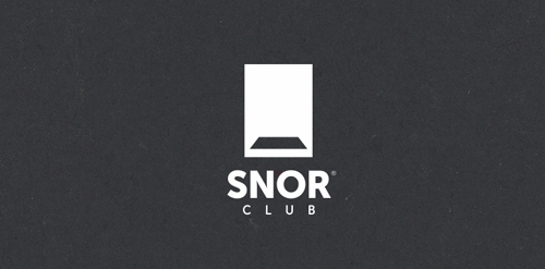 简约现代风格的SNOR Club Logo设计