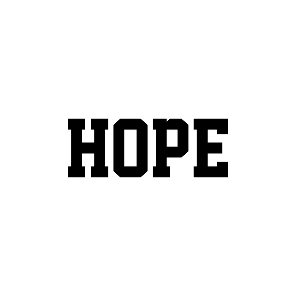 简约风格的HOPE logo设计