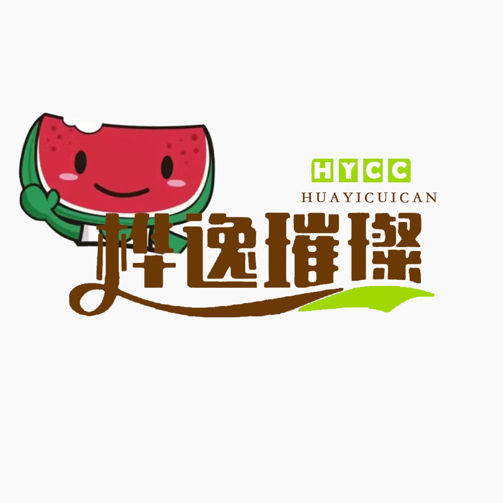 创意西瓜卡通形象logo设计