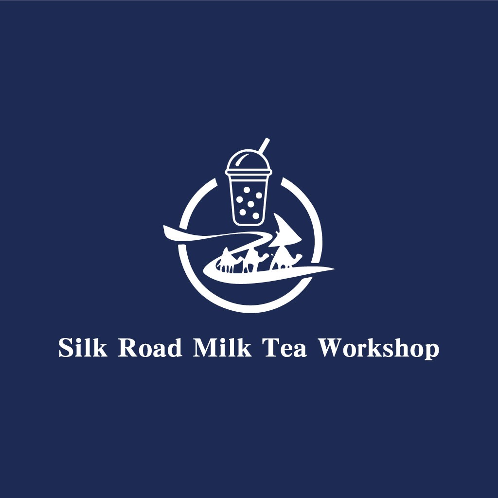 丝绸之路奶茶店logo设计