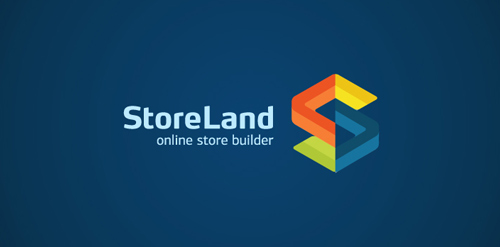 StoreLand在线商店构建器logo设计