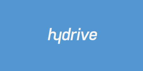 简洁现代的hydrive logo设计