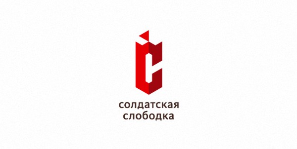红色字母S创意logo设计