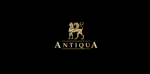 金色狮子头像Logo设计