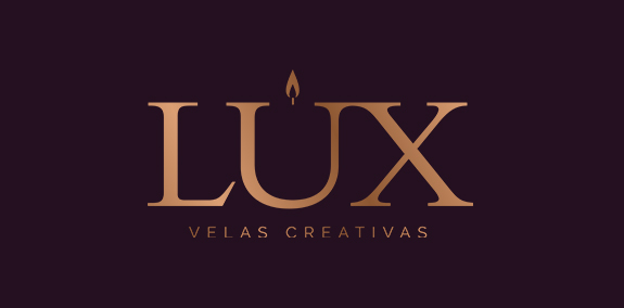 LUX logo设计:高端创意蜡烛品牌