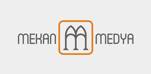 Mekan Medya Logo设计:简洁现代的媒体品牌标识