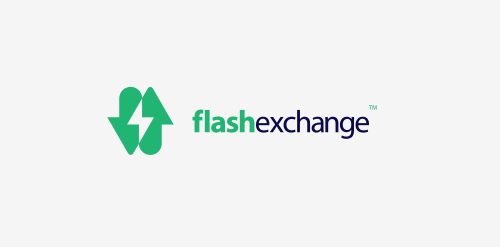 Flash Exchange Logo设计:简洁高效标识