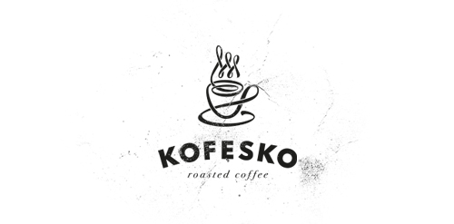 KOFESKO咖啡店logo设计