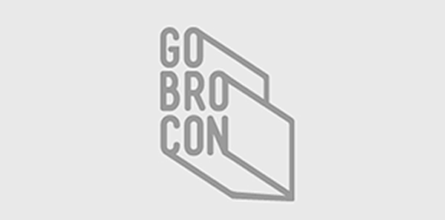 极简风格的GoBroCon Logo设计