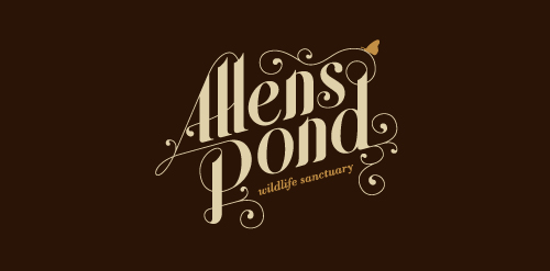 Allens Pond Wildlife Sanctuary Logo Design
