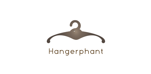 创意挂钩设计:Hangerphantant Logo