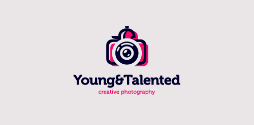 创意摄影logo设计：年轻与才华并存