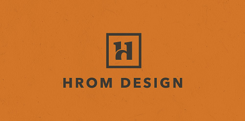 简约现代HROM设计logo