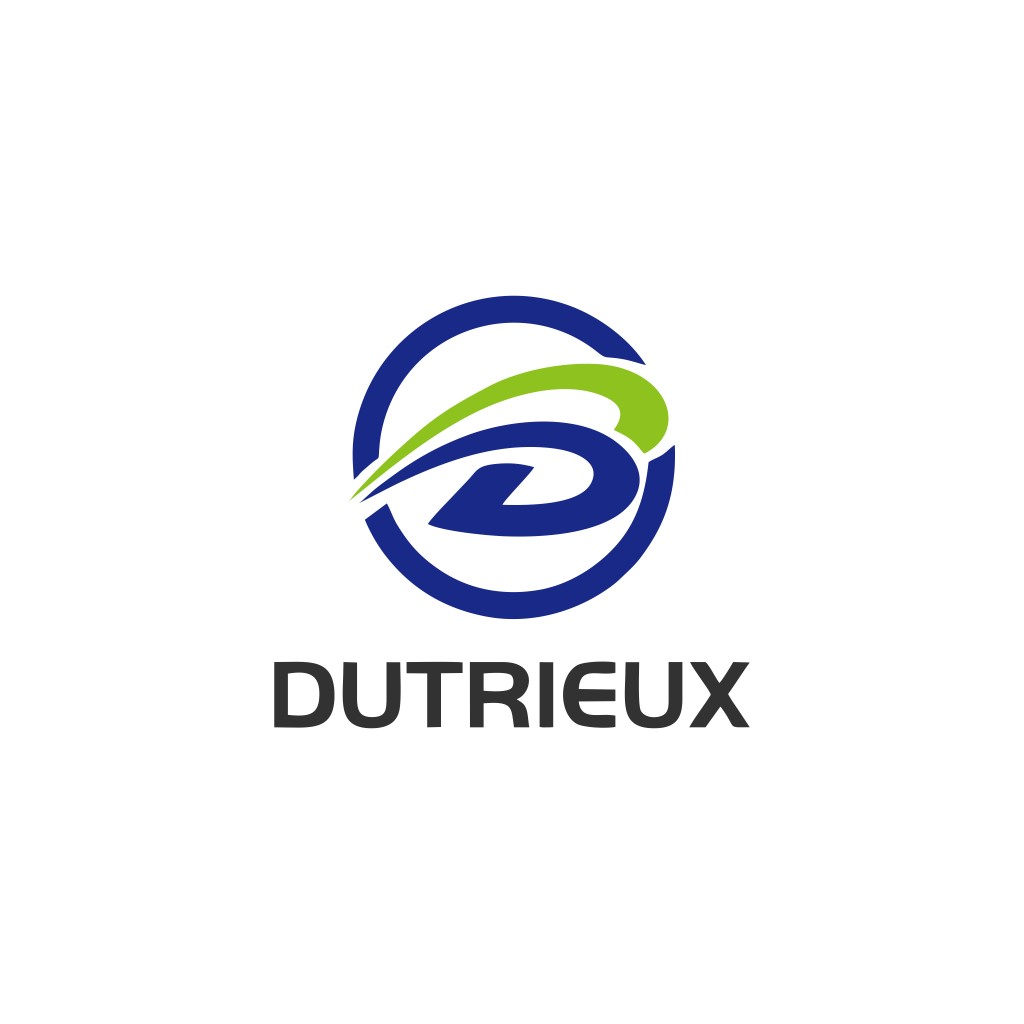 现代简洁的D字母标志设计