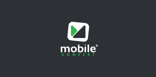 简洁现代移动转换logo设计