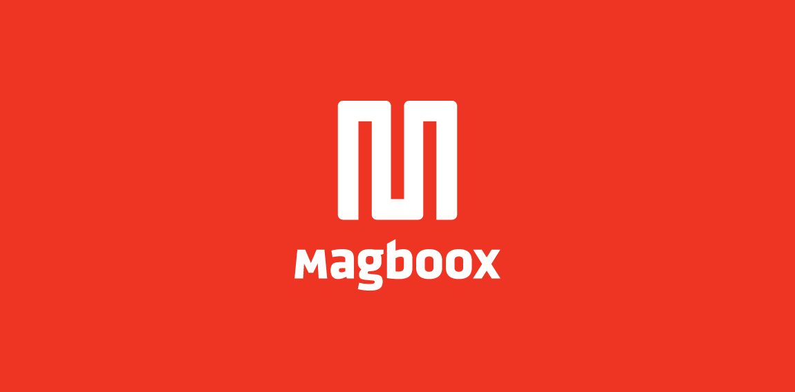 简洁现代的magbooox logo设计