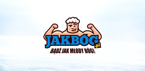 卡通人物logo设计:强健肌肉与幽默元素