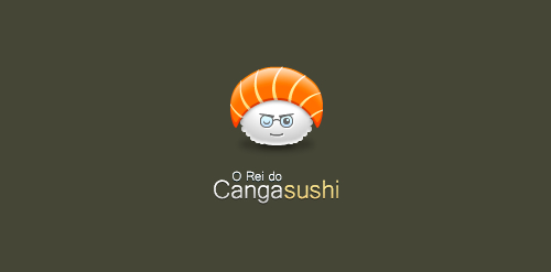 创意寿司形象logo设计