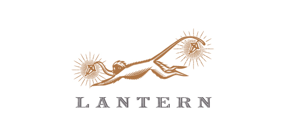 简约复古风格潜水员logo设计